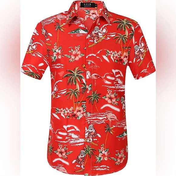 New Mens Miami Shirt Lightweight w/Graphics Multiple Sizes - Picture 1 of 2